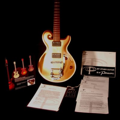 Pawar Turn Of The Century “Stage”  1999 Gold Top.  Namm Prototype. Very Rare. Positive Tone System image 21