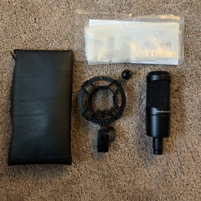 Audio-Technica AT2035 Large Diaphragm Cardioid Condenser Microphone 2010s - Black