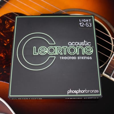 Cleartone Light Phosphor Bronze Treated Acoustic Strings .012-.053 image 1