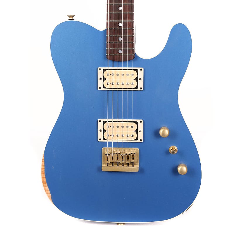 Charvel Custom Shop Style 2 Nitro Aged Lake Placid Blue Relic | Reverb