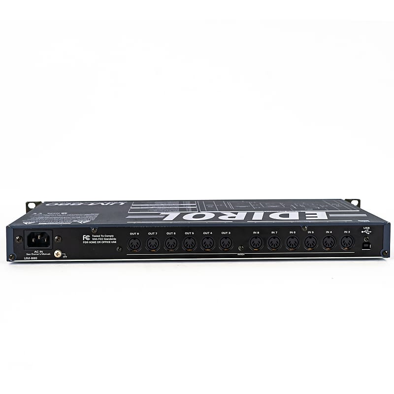 美品 Roland EDIROL MIDI インターフェイス UM-880 Edirol UM880 8x8 USB MIDI Interface and Patcher | zZounds
