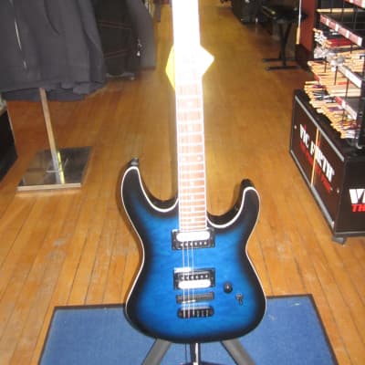 Dean MDX Quilt Maple Electric Guitar  MDX QM TBB  - Trans Blue Burst image 6