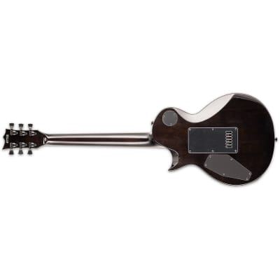 ESP LTD EC-1000 ET FM See-Thru Black STBLK Evertune Guitar EC1000 EC1000ET EC 1000 - FREE GIG BAG image 2