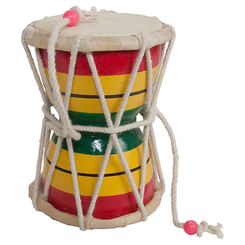 Damroo 2 Headed Talking Drum Hand Percussion image 1