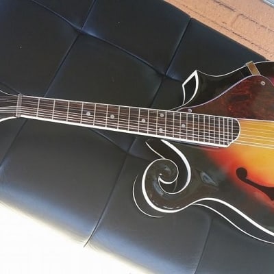 Berkeley Sunburst F-Style Mandolin Maple Back/Side image 8
