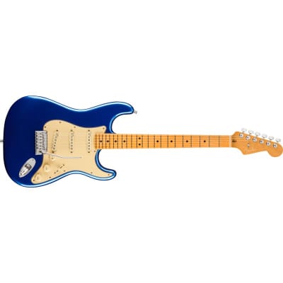 Fender American Ultra Stratocaster, Maple Fingerboard, Cobra Blue image 2