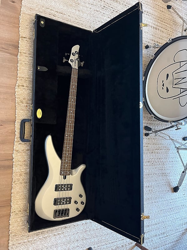 Yamaha RBX374 4-String Bass - mid-2000's - Flat Silver | Reverb