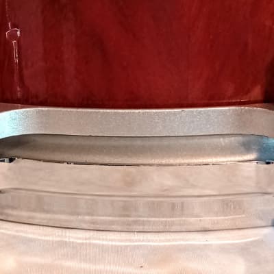 BUBINGA STAVE FREE FLOATING SNARE DRUM  14 X 6.5" CLEAR LACQUER - FREE SHIP TO CUSA! image 9