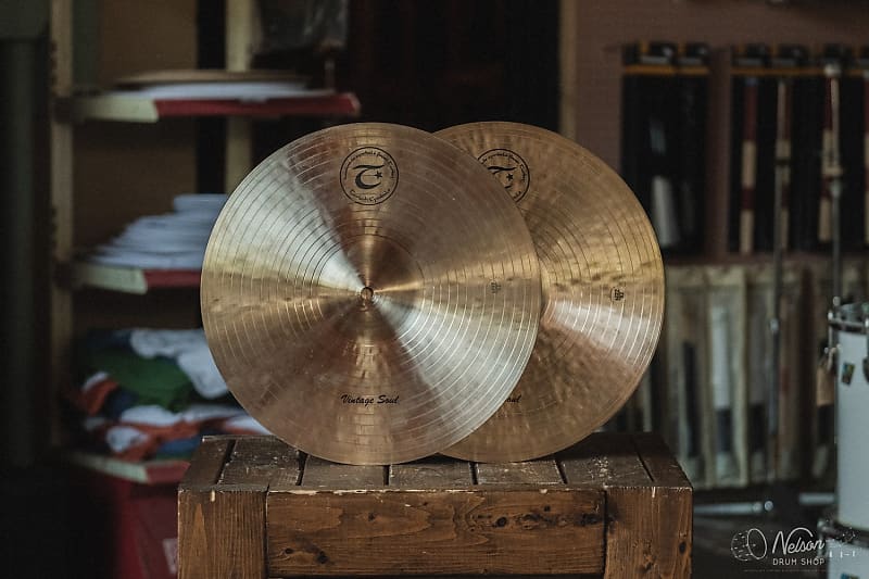 Turkish Cymbals 14" Vintage Soul Hi-Hat (Pair) image 1