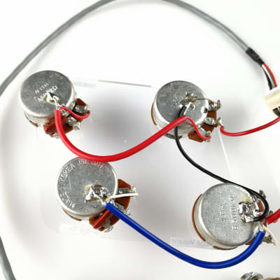 Epiphone Les Paul wiring harness - also fits SG, ES-335 & Dot -Direct fit. Just attach your pickups! image 2