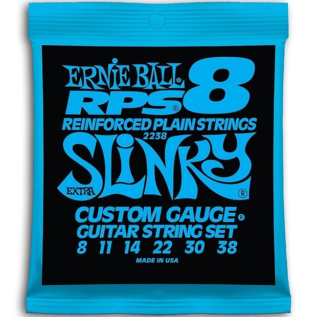 Ernie Ball 2238 RPS-8 Slinky Nickel Electric Guitar Strings (8-38) image 1