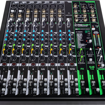 Mackie ProFX12v3 12-Channel Effects Mixer With USB and Built-In FX image 3