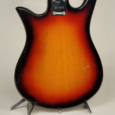 Teisco Del Rey ET-300 Tulip 3 pickup Wonder Super clean,  plays like a butterfly stings like a bee!! image 5