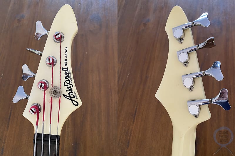 Aria Pro II Bass, RSB Series, P/J, White, 1986, Made In Japan | Reverb