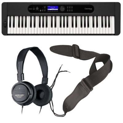 Casio Casiotone CT-S400 Portable Keyboard - Black BONUS PAK