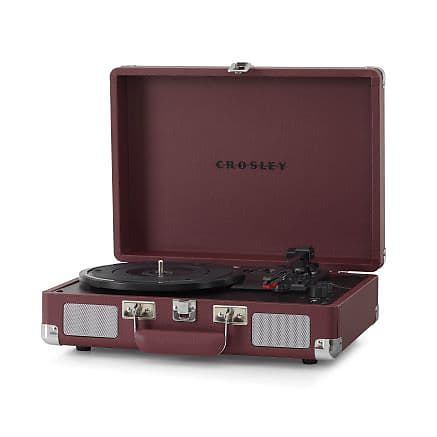 Crosley #CR8005F-BU - Cruiser Plus Portable Turntable Record