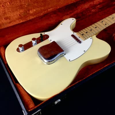 LEFTY! Vintage Early 1973 Original Fender USA Telecaster Ash Body Blonde Relic 1 Piece Maple Neck 7.6 lb HSC image 5