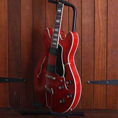 Eastman T64/V-T Antique Red Hollowbody Electric Guitar image 10