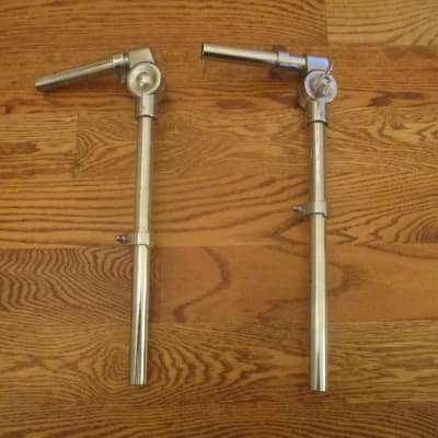 Pacific PDP (2) Matching Uni Lock Tom Mounting Posts/Arms W/Locks - Clean! image 1