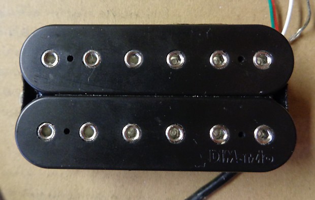 DiMarzio Fusion Edge 6 String Pickup Set Black Neck and