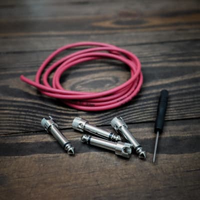 Lincoln LINKS SOLDERLESS / DIY Pedalboard Cable Kit - 16FT / 16 PLUGS / Black image 9