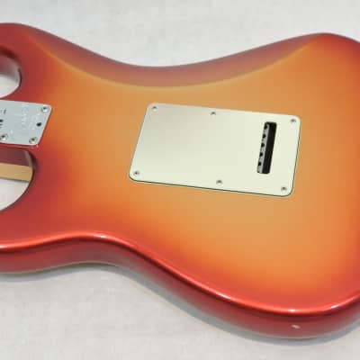 Fender American Deluxe Stratocaster HSS Shawbucker 2015 - Sunset Metallic image 4