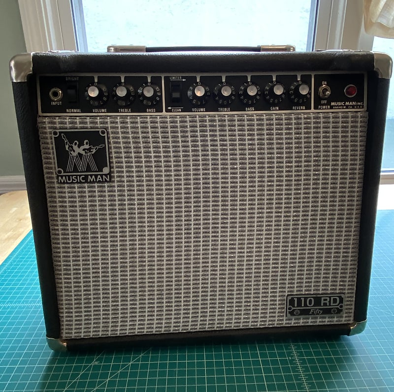 Music Man RD110 Fifty 50 Watt Guitar Amp Reverb Distortion Footswitch Cover Reverb