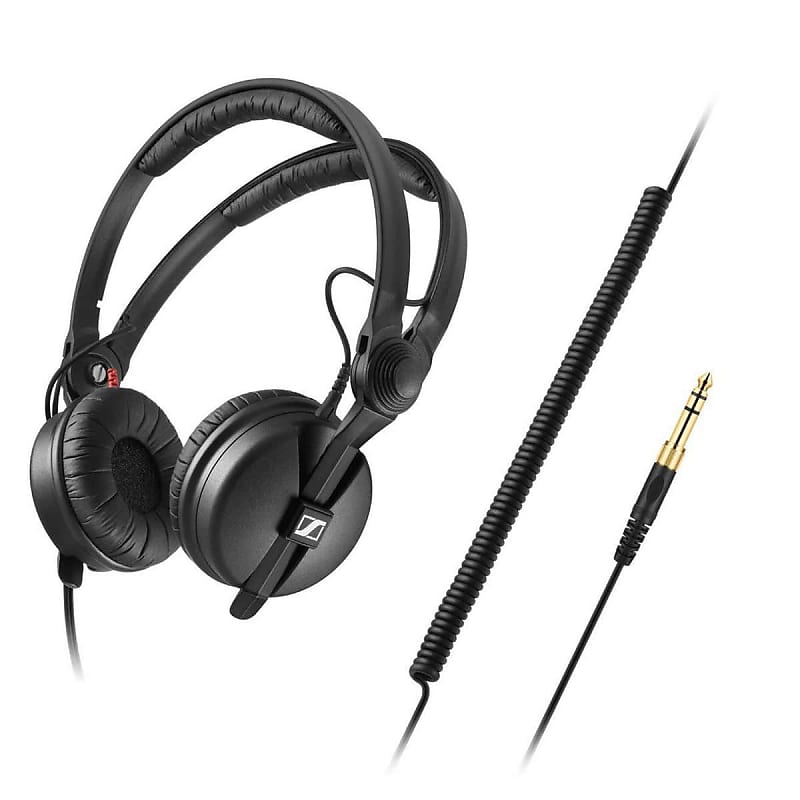 Sennheiser HD 25 PLUS | On Ear Closed Back Monitoring DJ Headphones image 1