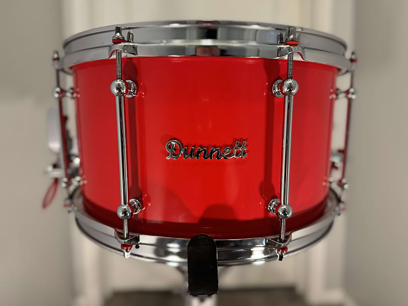 Dunnett Classic Stainless 8x14 in Hot red | Reverb