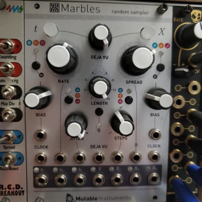 Mutable Instruments Marbles 2019 - Present Random Finction Gemerator Eurorack Module - Silver image 2
