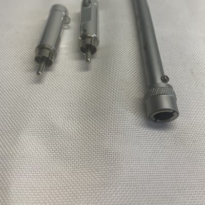 Numark Straight Tonearm With 2 Target Lights Sold As Lot Of 3 - Silver image 2