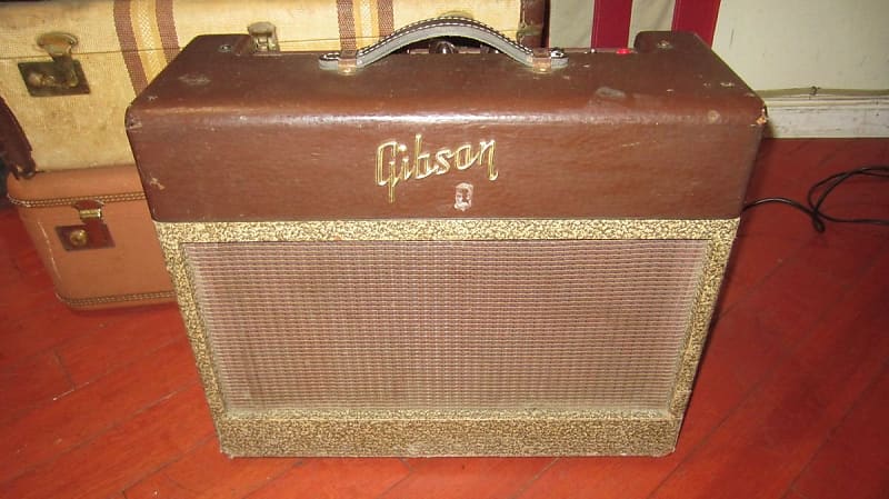 ~1956 Gibson GA-20 Combo Amp Two Tone Brown image 1