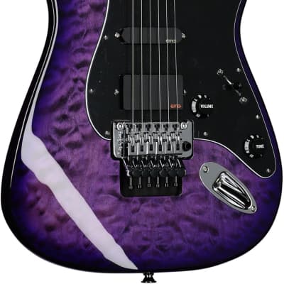 Charvel Marco Sfogli PM SC1 HSS Electric Guitar, Transparent Purple image 3