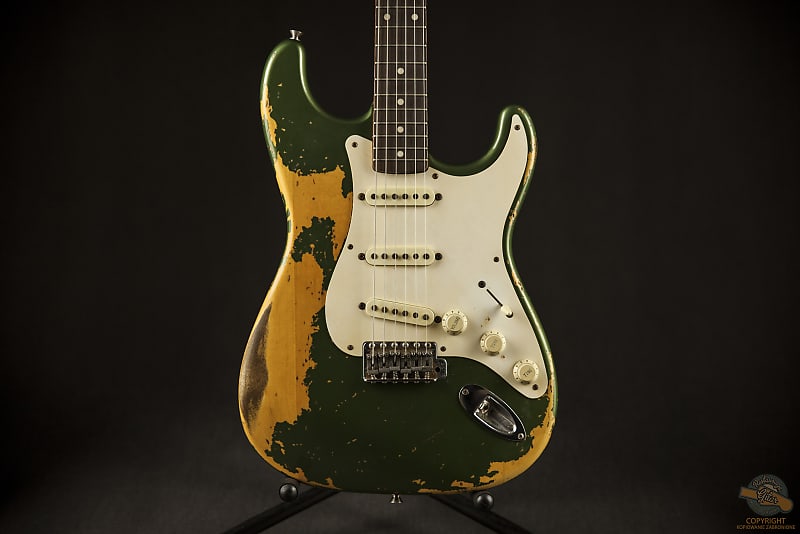ギター CustomElectrolic Relic OliveGreen Strato 52221_Fender_Custom_Shop_ZF_ST