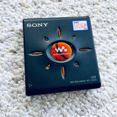 Sony MZ-E500 Walkman MiniDisc Player, Rare Excellent Black