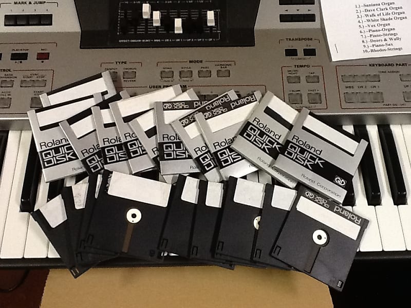 Roland S-10  QD   Blank Quik Disks for Saving Samples image 1