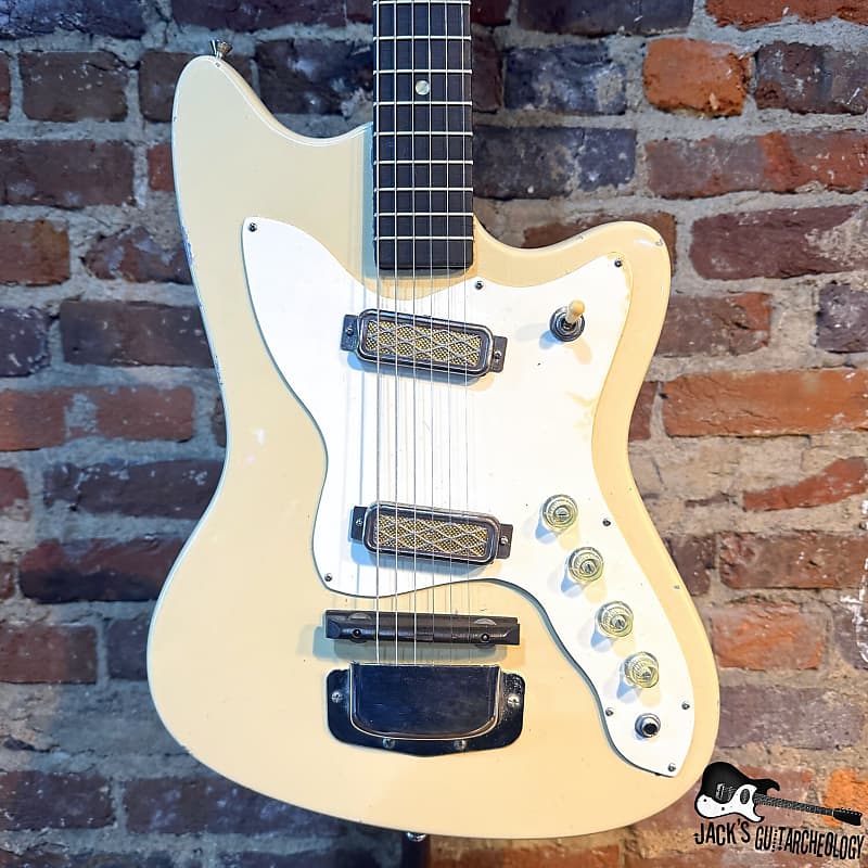 Silvertone / Harmony Bobkat Electric Guitar (1960s - Desert Sand) image 1