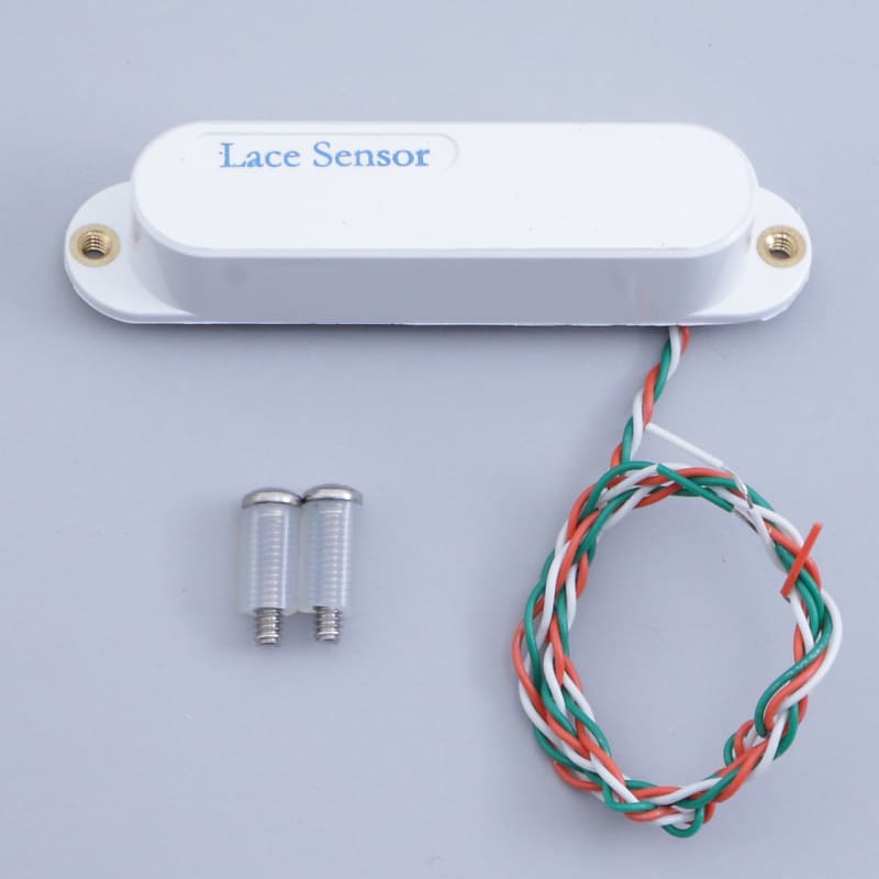 Lace Sensor Blue w/White Cover Guitar Pickup | Reverb