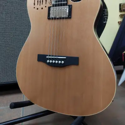 Godin A6 Ultra Blue Denim Flame | Reverb Canada