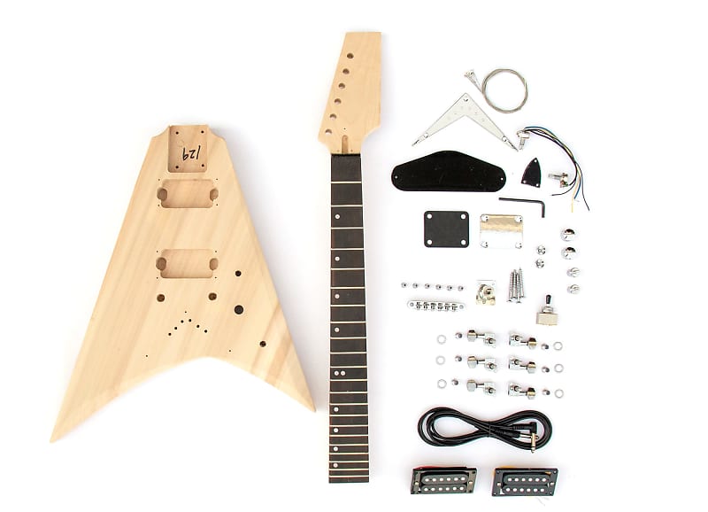 V Style Electric Guitar Kit Reverb