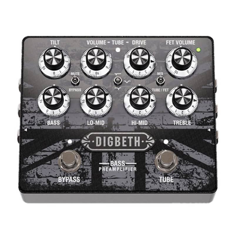 Laney DIGBETH Series Bass Guitar Pre Amplifier Pedal - DB-PRE image 1