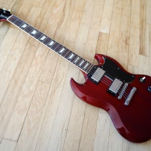 1990 Greco SG Electric Guitar Cherry SS-600 Lawsuit Mint