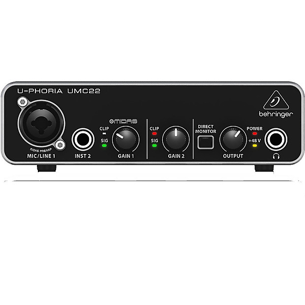 Behringer U-Phoria UMC22 USB Audio Interface image 2