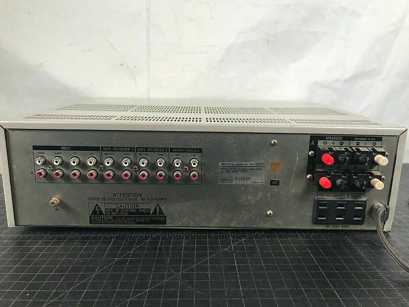 Sony Receiver Model TA-AX500 Stereo Integrated Amplifier