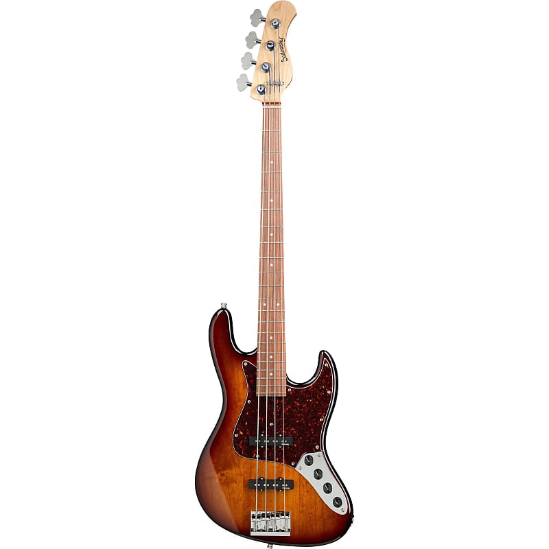 Sadowsky MetroLine 21-Fret Vintage JJ Bass 4 String, Red Alder Body, Bora  Blueburst Transparent Satin