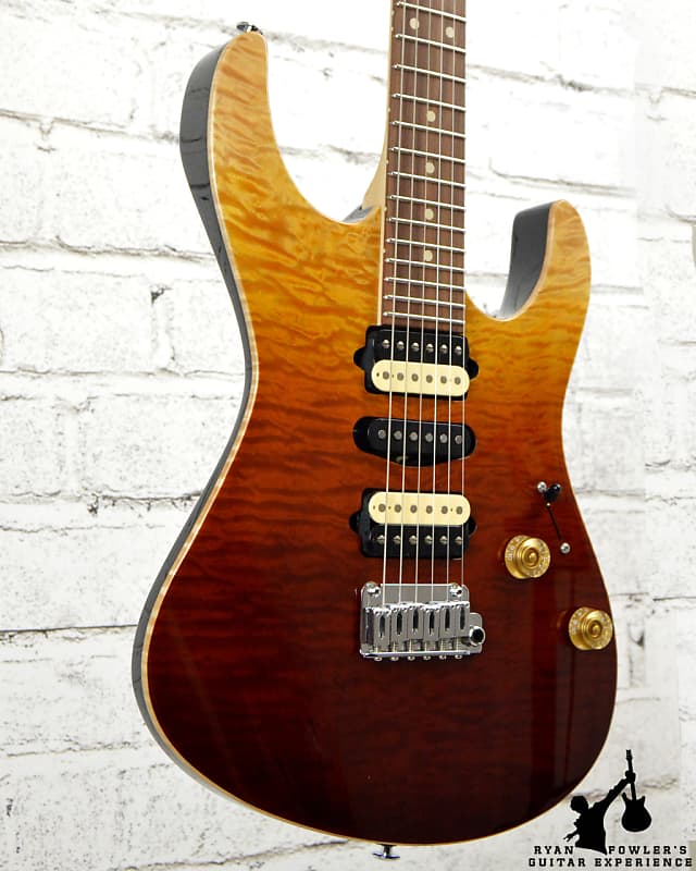 Suhr Modern Plus Curly Limited Guitar, Desert Gradient