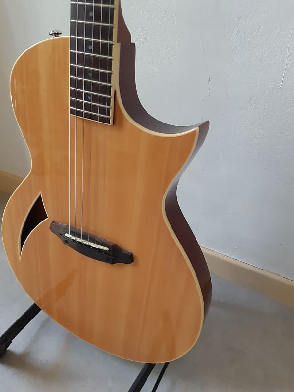 LTD TL-6 Thinline Acoustic/Electric Guitar (Natural) - Music Freqs