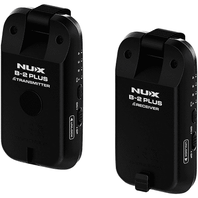 NUX B-2 PLUS 2.4GHz Guitar Wireless System - Black image 4