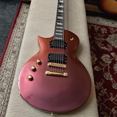 ESP LTD EC-1000 Deluxe LH Gold Andromeda Left-Handed w/ Gig Bag image 14