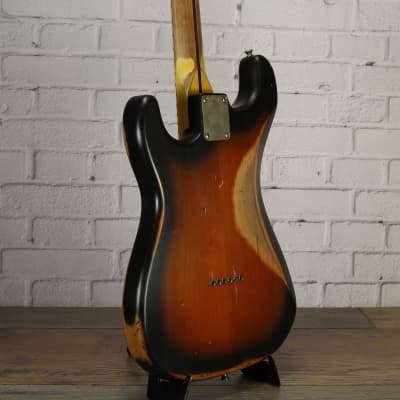 Nash S-57 Alder Electric Guitar 2-Tone Burst Hardtail Heavy Relic w/Nash Case #COL44 image 4
